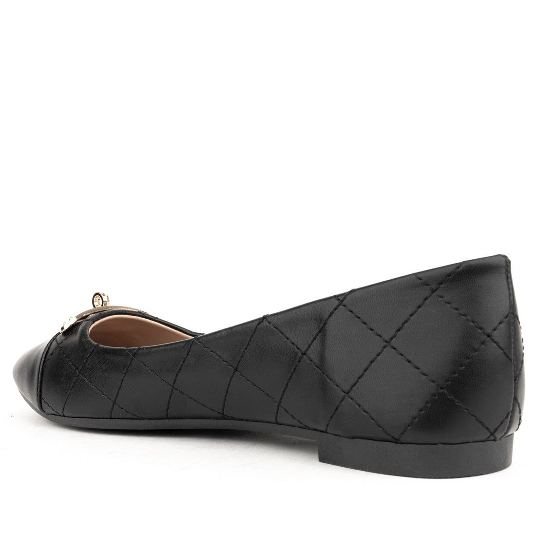black elegant closed ballerinas