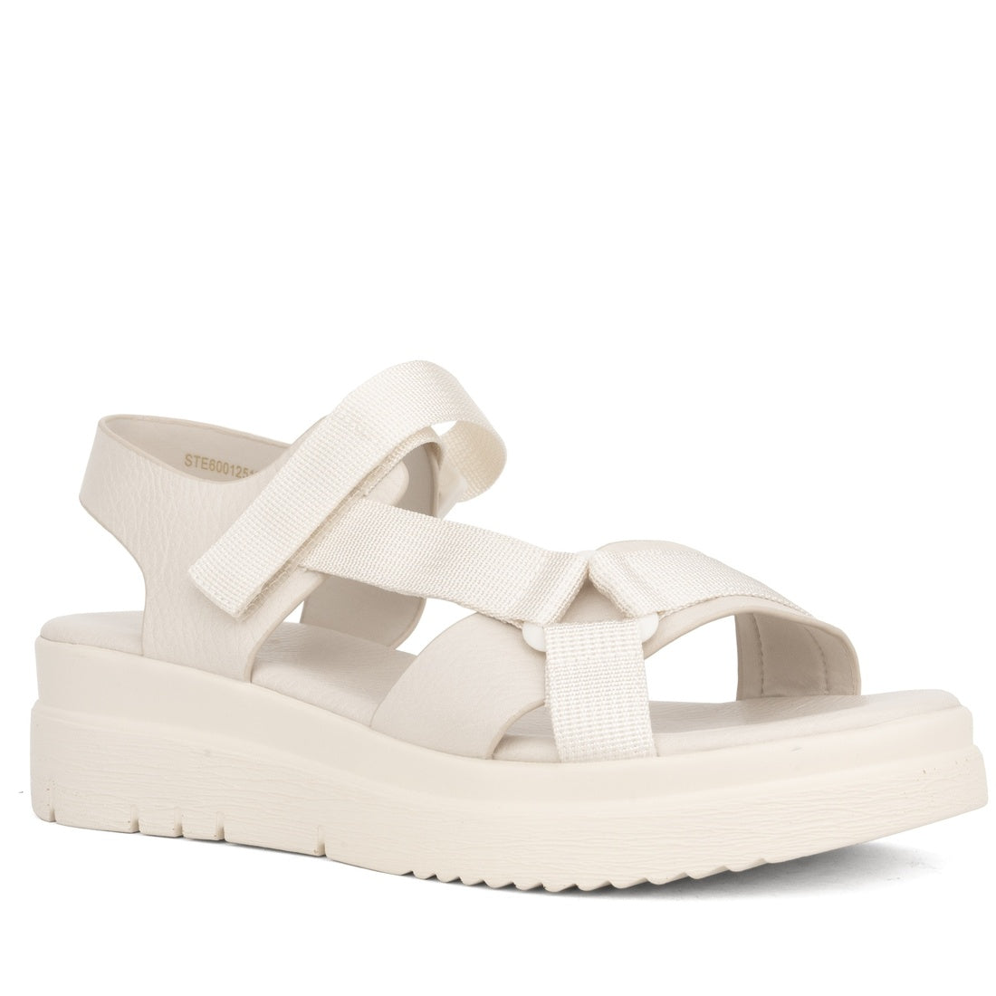 white open sandals