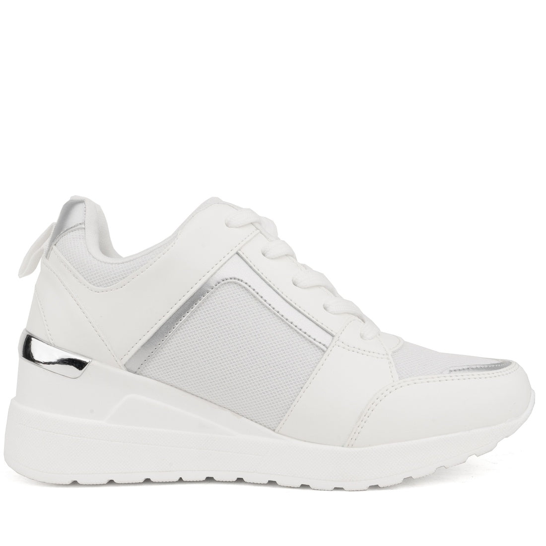 white closed sneakers