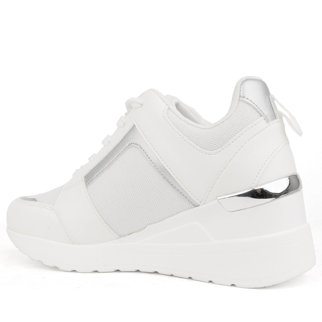 white closed sneakers