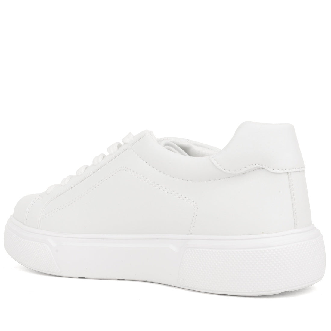white closed sneakers