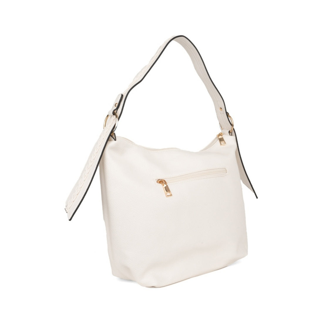 white casual shoulder bag