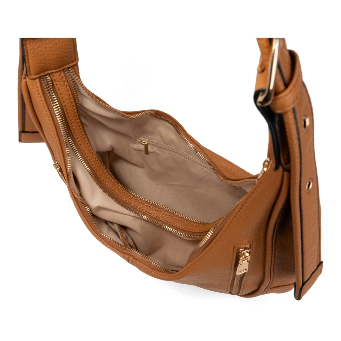 brown casual shoulder bag