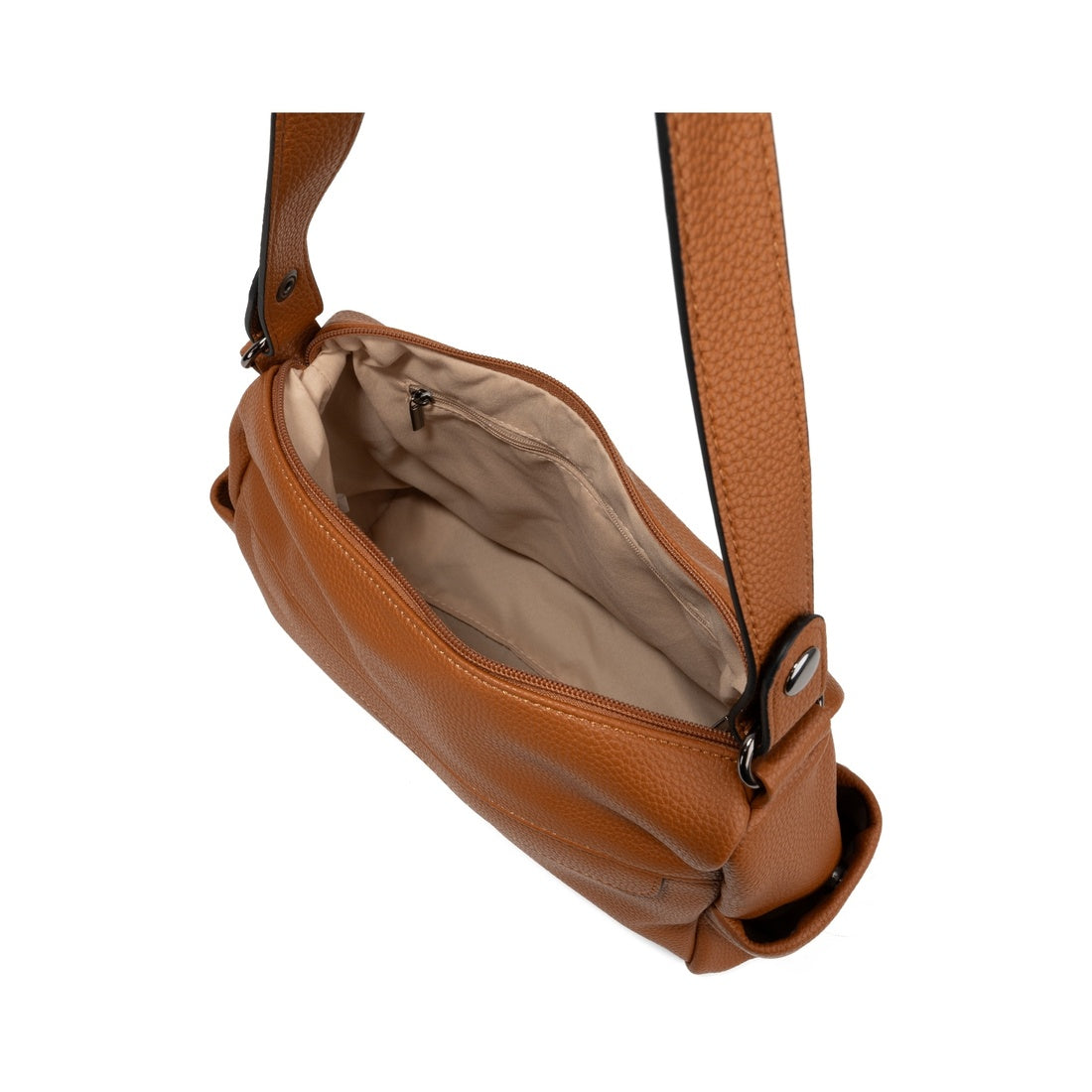 brown casual shoulder bag