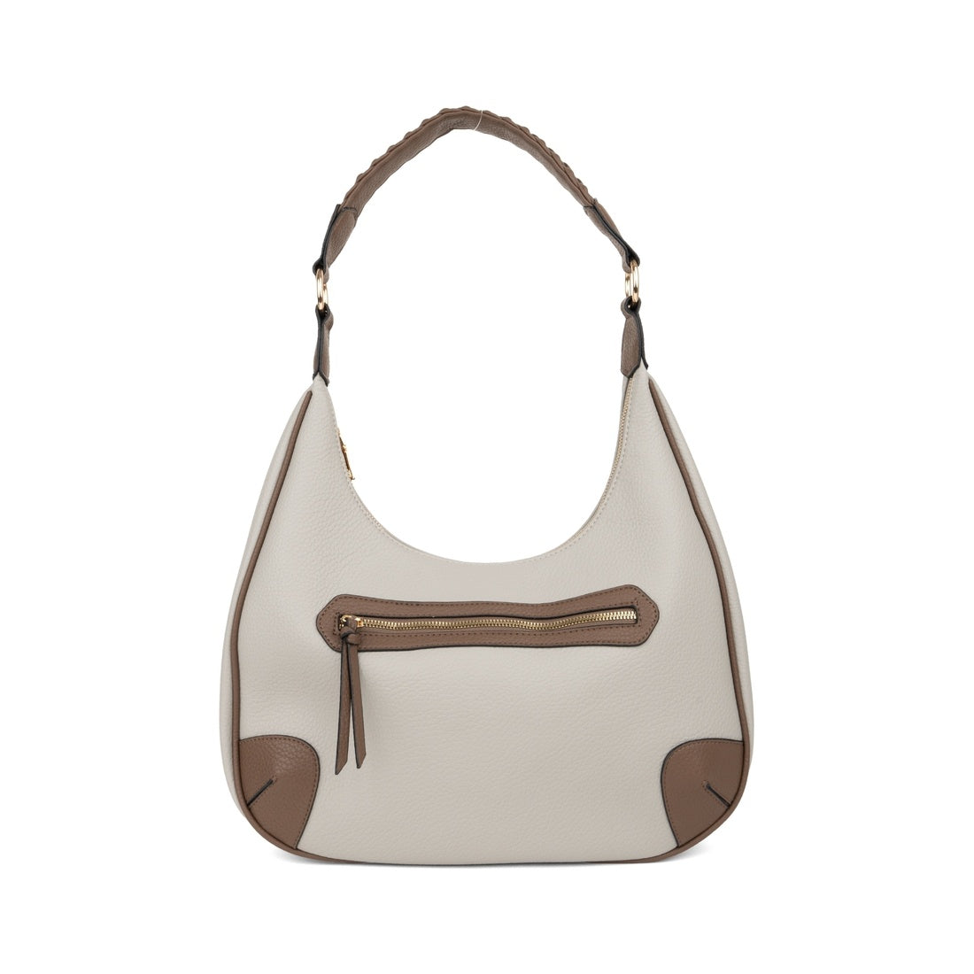 grey casual shoulder bag