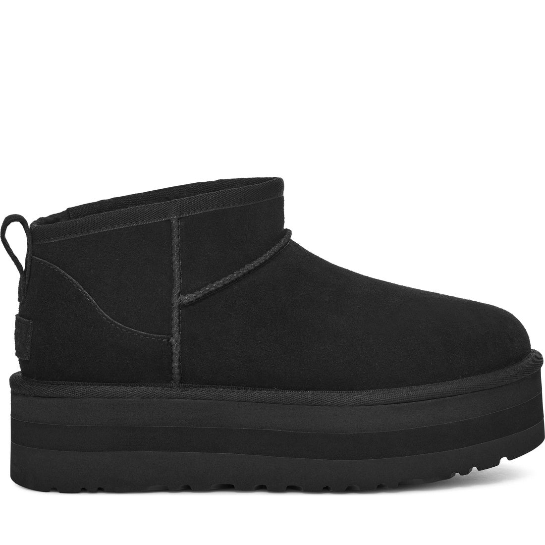 classic ultra mini booties black