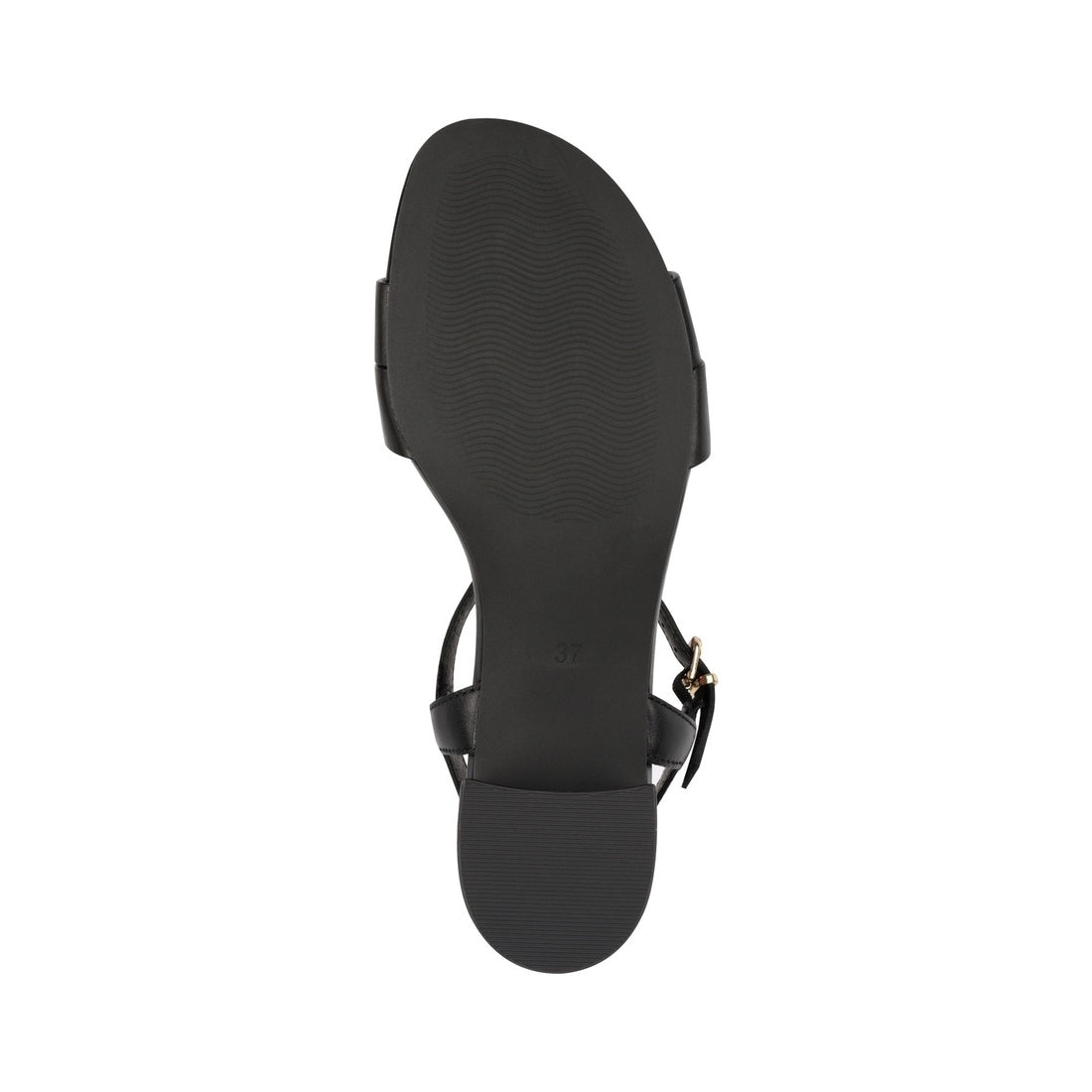 black casual open sandals
