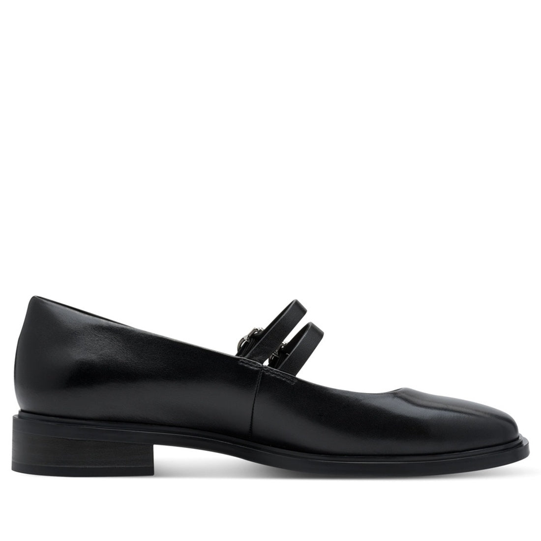 black casual closed ballerinas