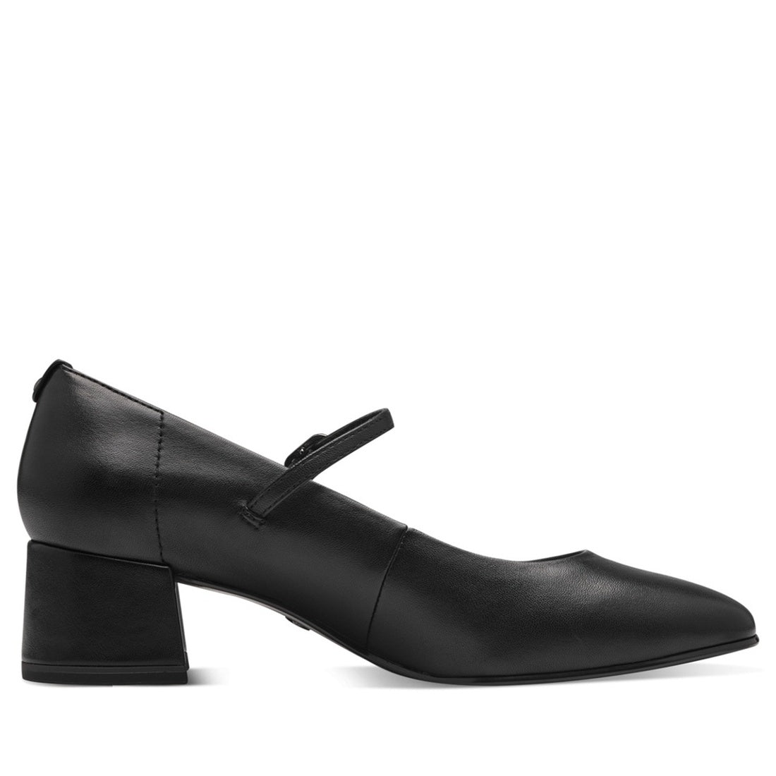 black elegant closed pumps