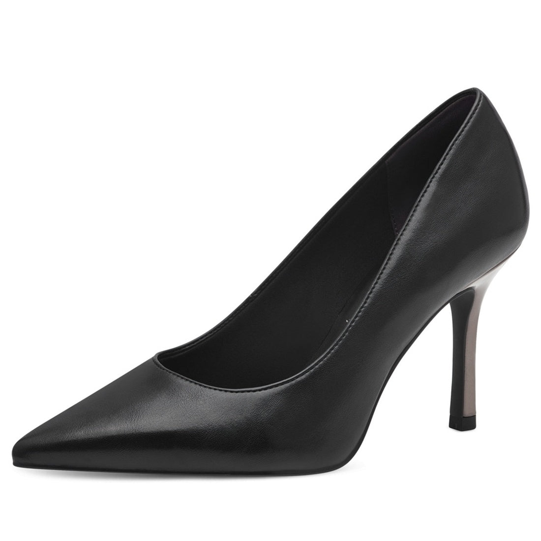 black elegant closed pumps