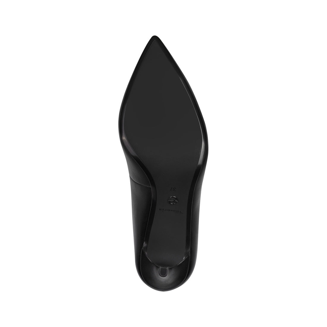 black elegant closed pumps