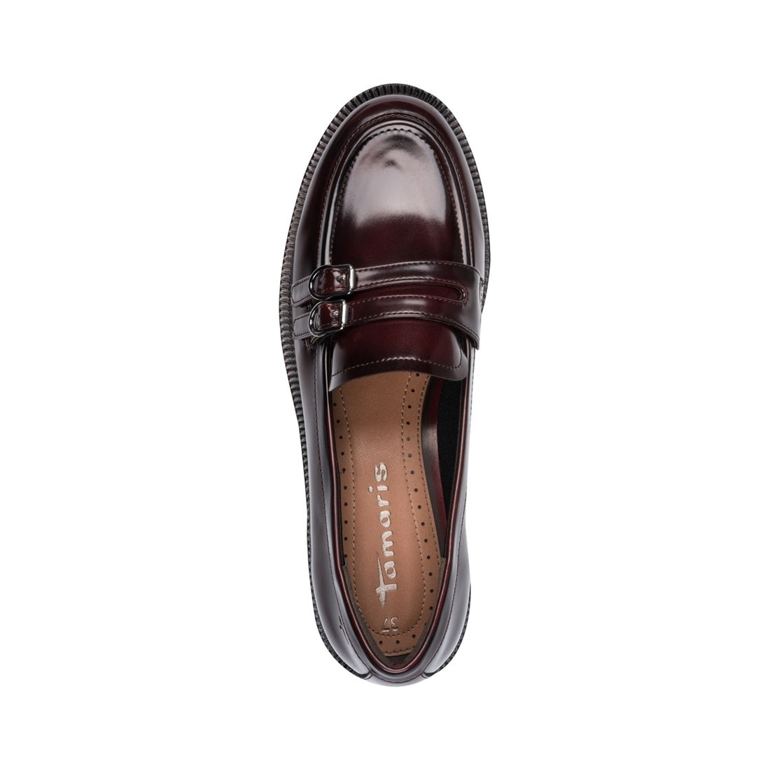 brown casual closed loafers