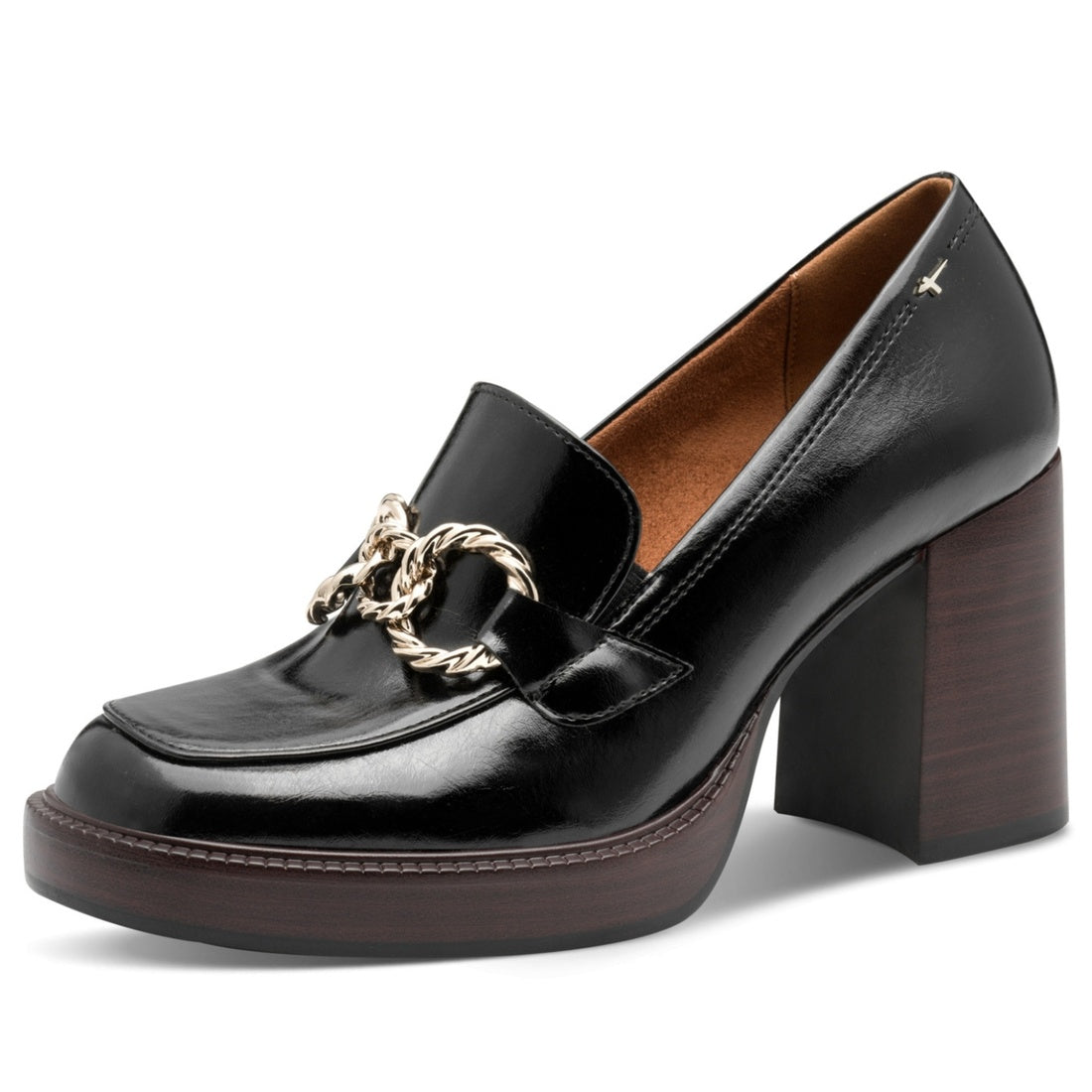 black elegant closed pumps