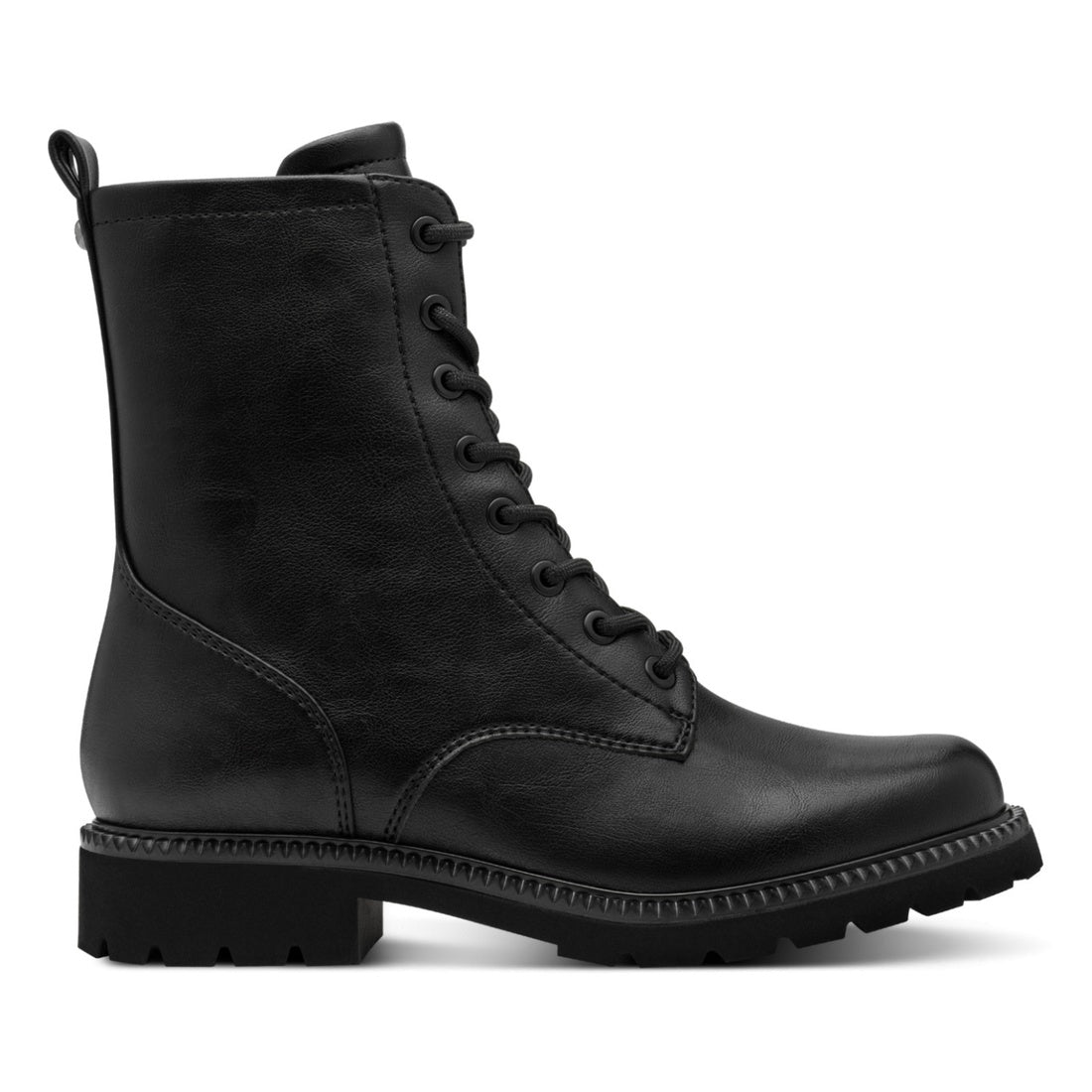 black casual closed booties