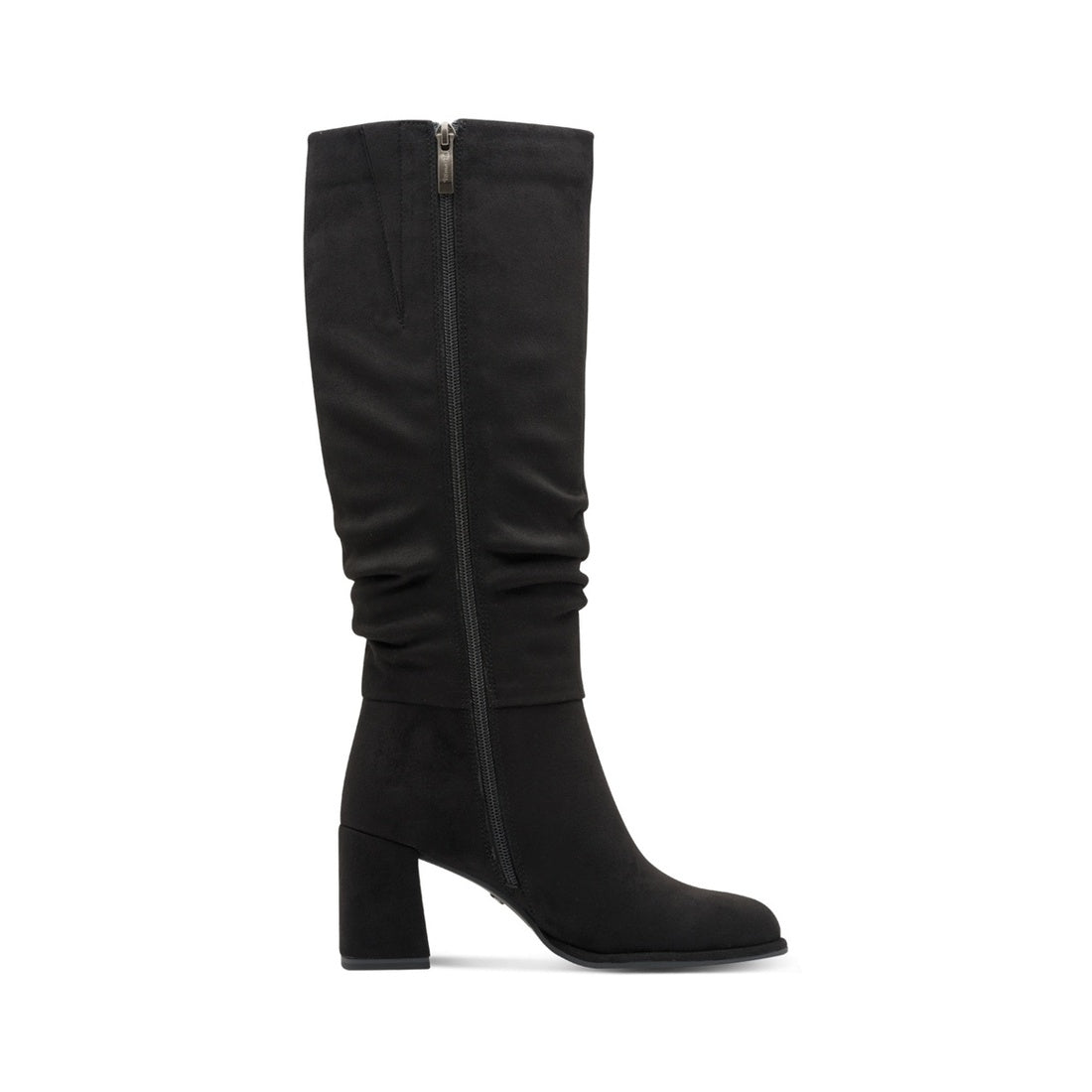 black casual closed boots