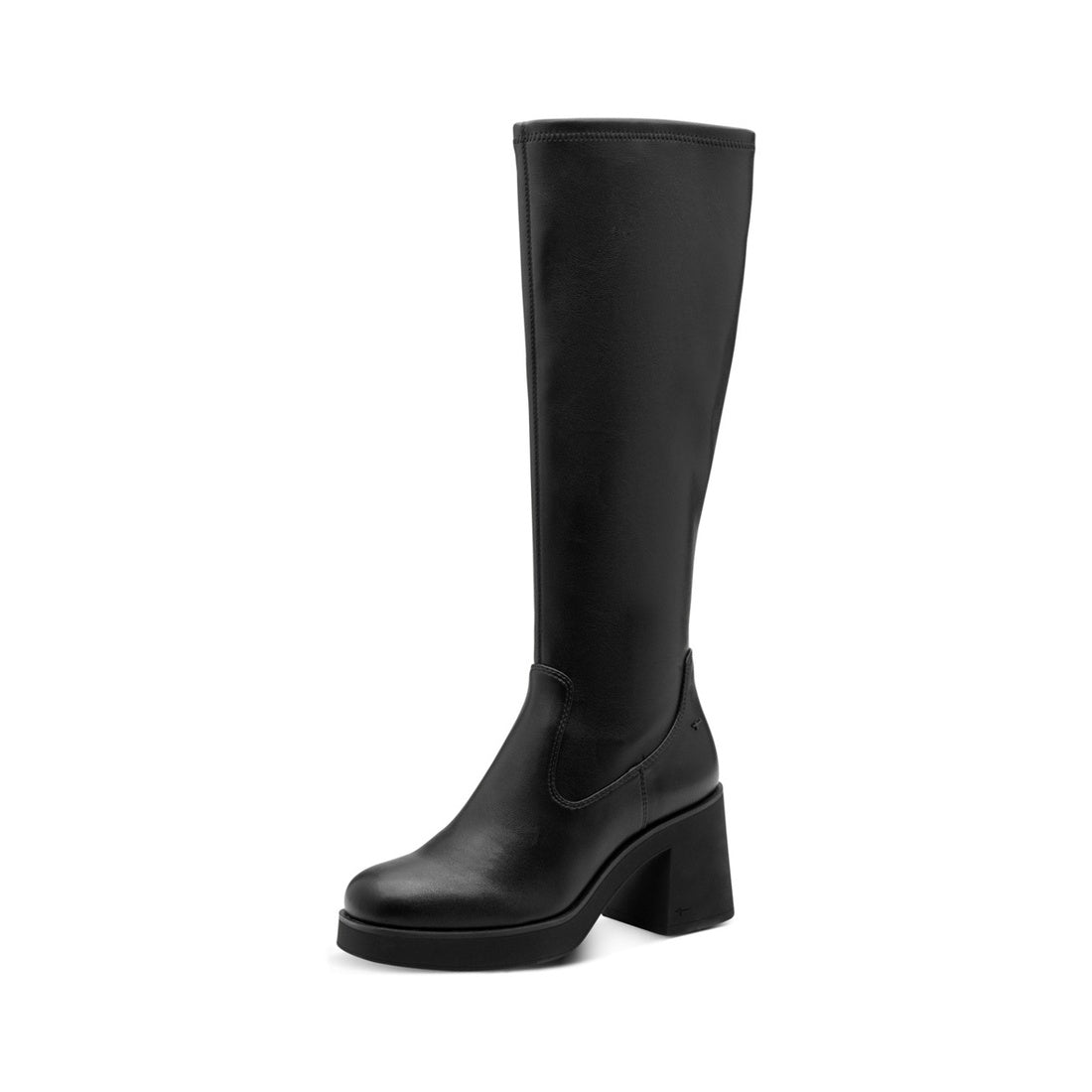 black casual closed boots