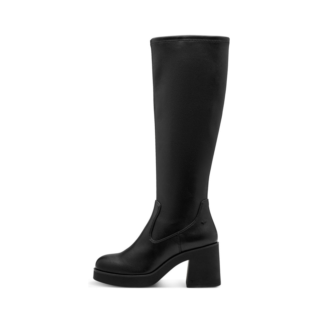 black casual closed boots