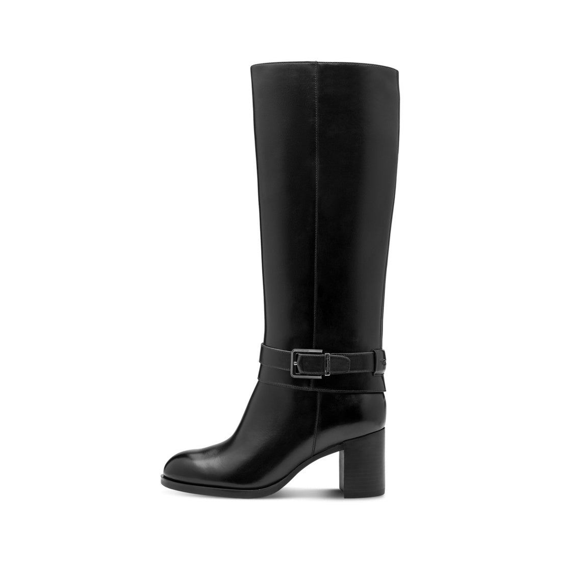 black casual closed boots
