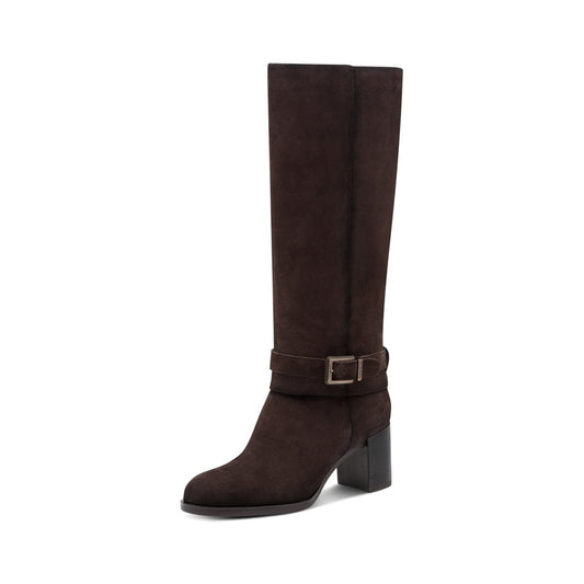 brown casual closed boots