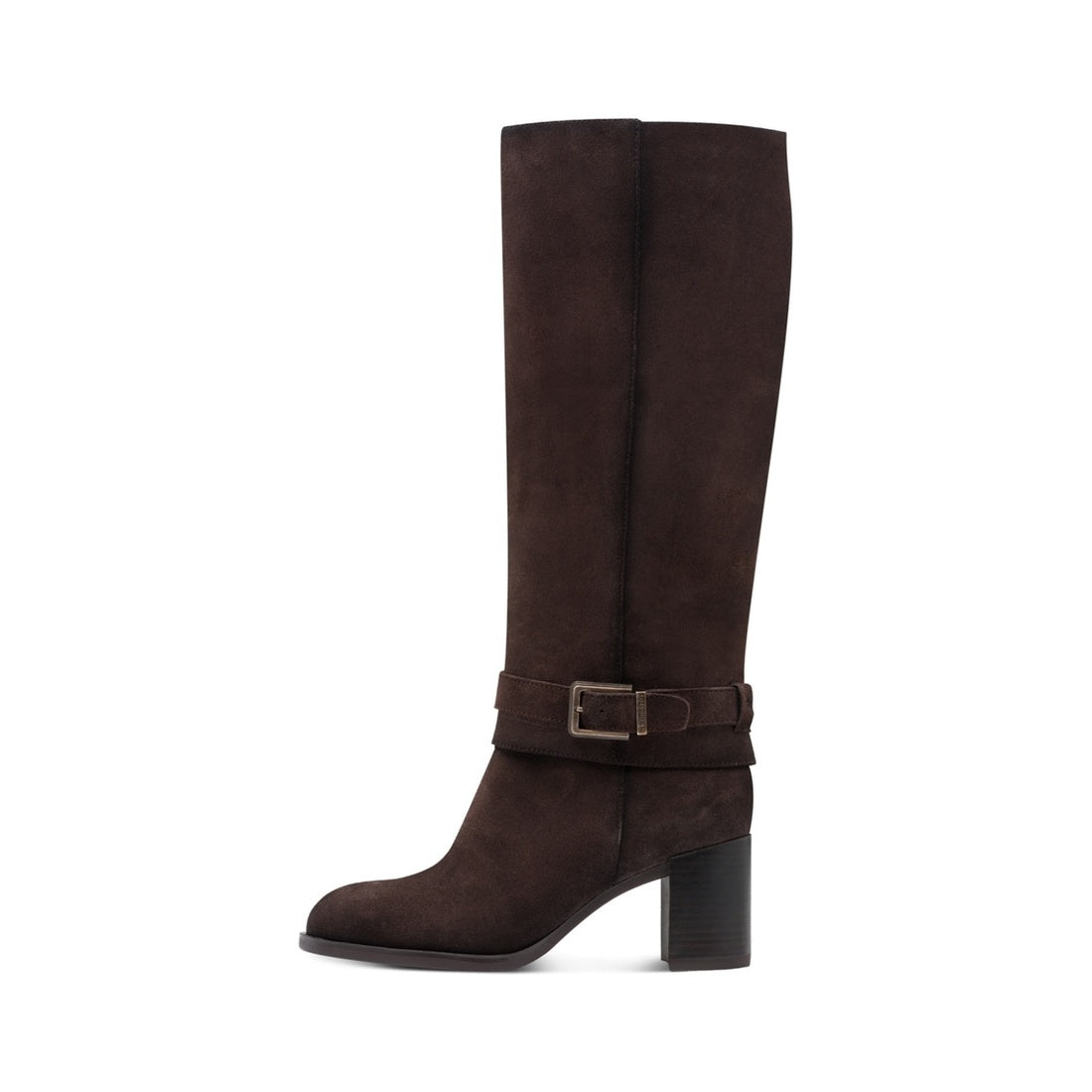 brown casual closed boots