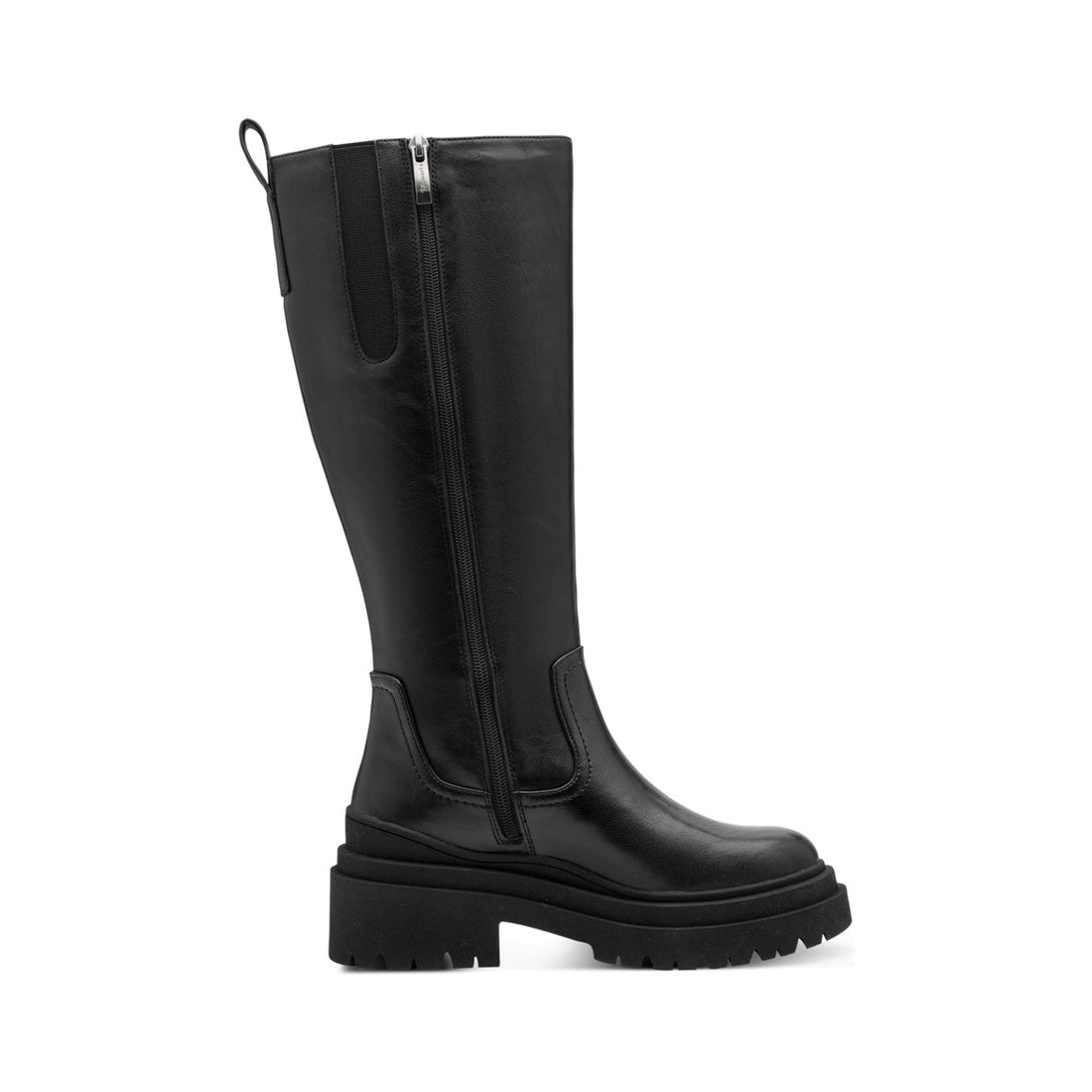 black casual closed boots