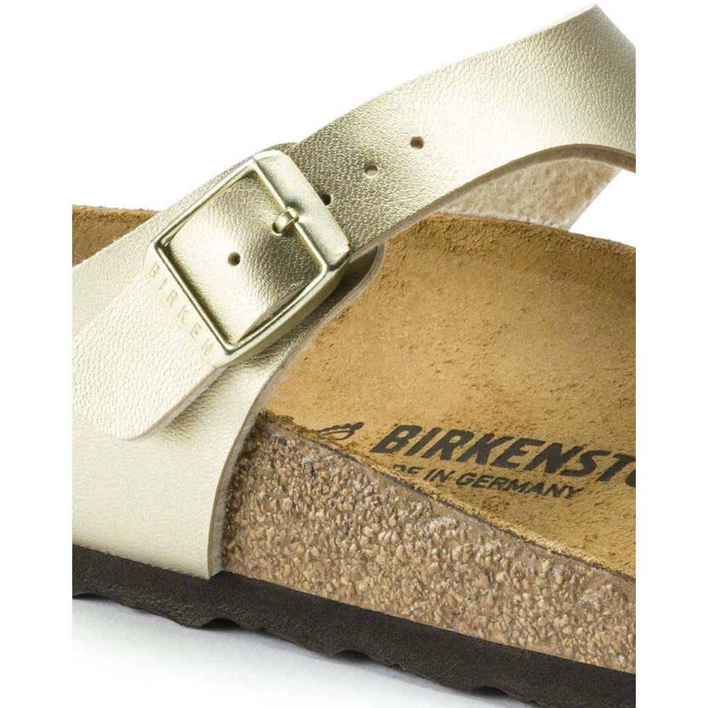 Birkenstock Womens Gizeh Bs Gold Slippers 1016109 | Vilbury London