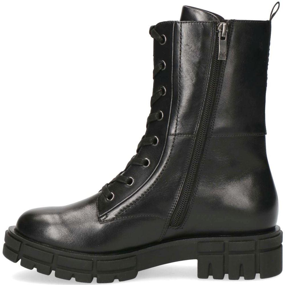 Caprice Womens Black Casual Leather Booties 9-25253-27-022 | Vilbury London