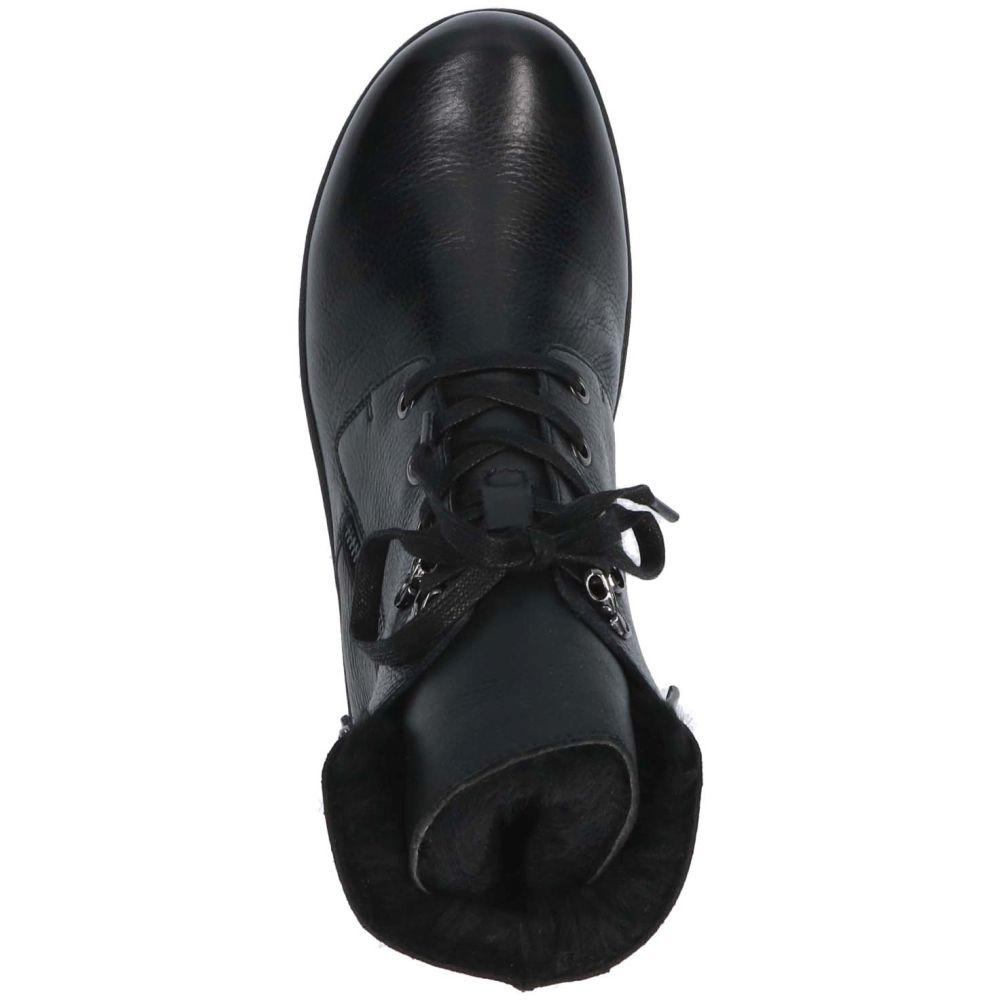 Caprice Womens Black Casual Leather Booties 9-26150-27-022 | Vilbury London