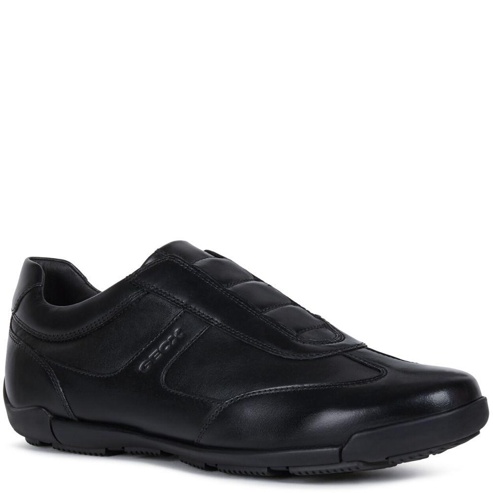 Geox Mens Edgware Black Flats U023BB 043BC C9999 | Vilbury London