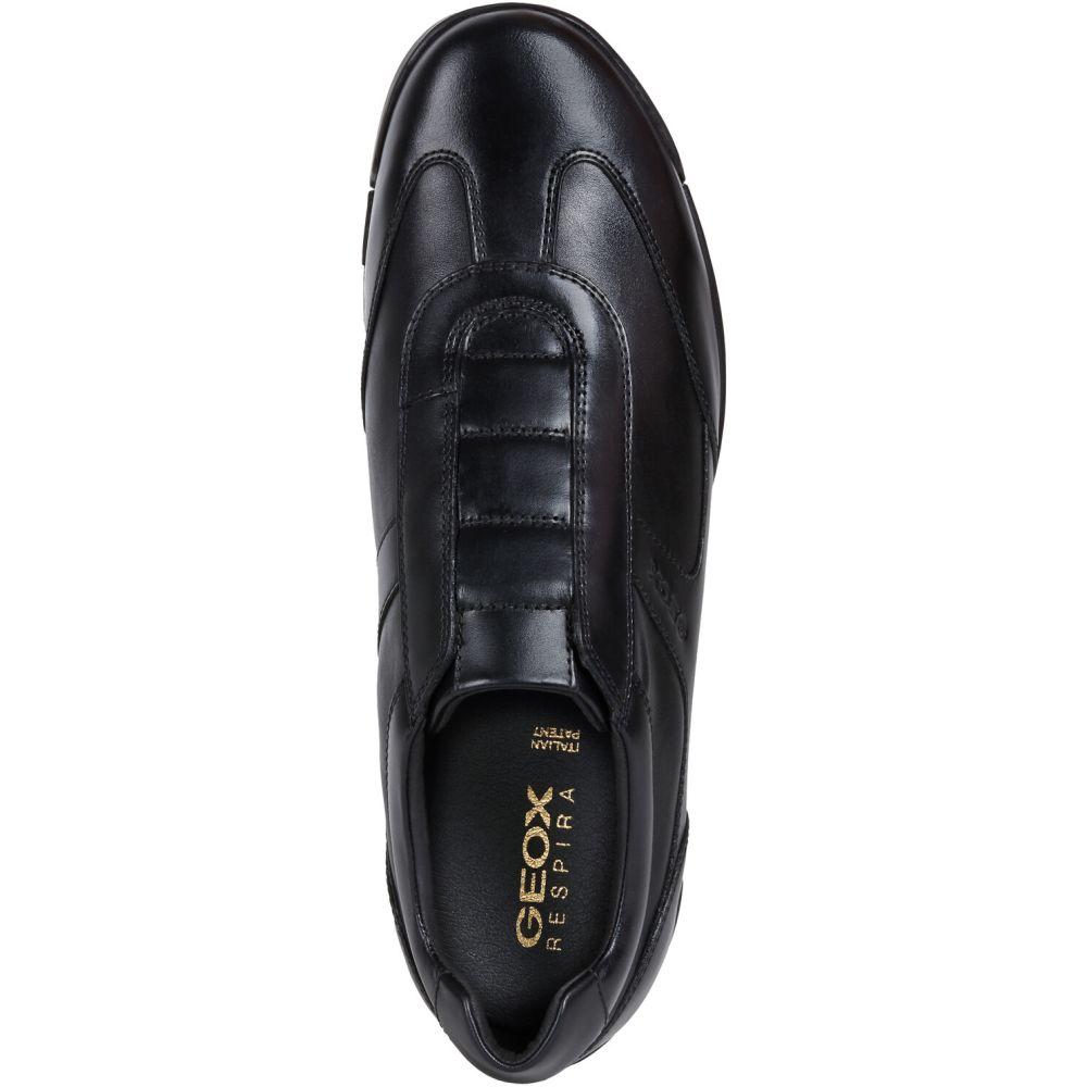 Geox Mens Edgware Black Flats U023BB 043BC C9999 | Vilbury London