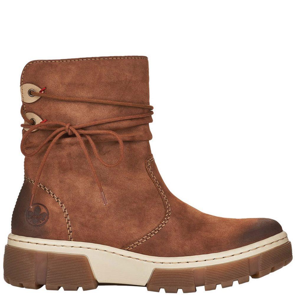 Rieker Womens Brown Casual Boots X8658-24 | Vilbury London