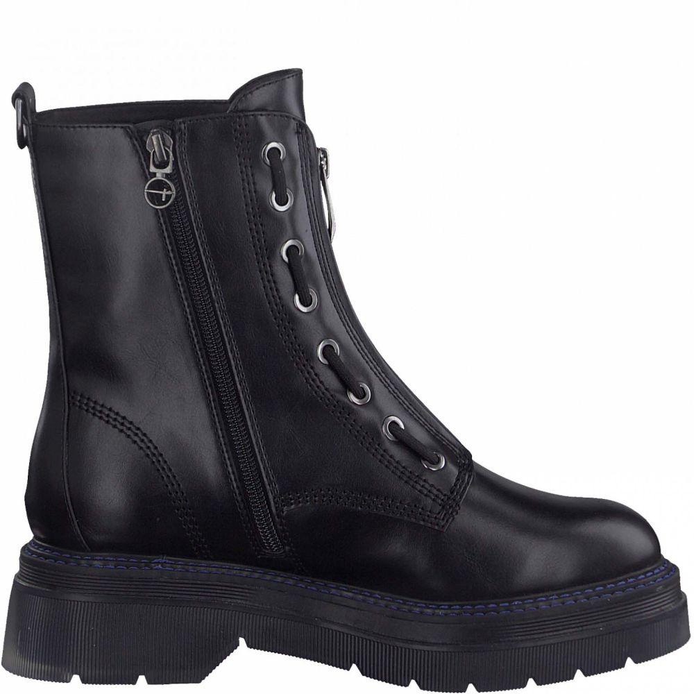 Tamaris Womens Black Casual Booties 1-25437-27 020 | Vilbury London