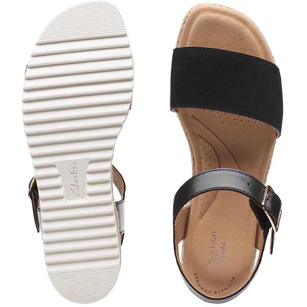 Clarks Womens Lana Shore Black Sandals 26158844 | Vilbury London
