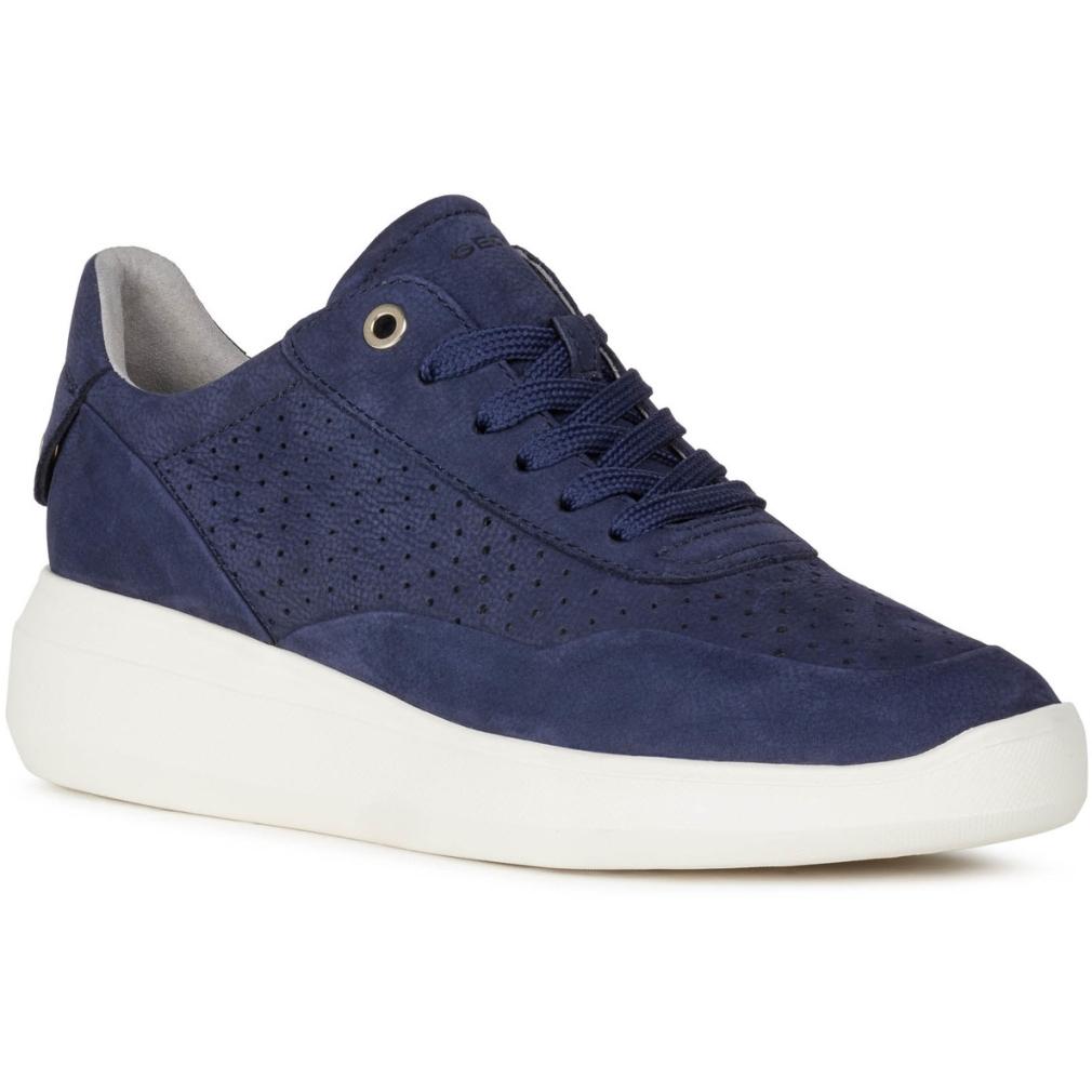 Geox Womens D Rubidia Blue Trainers D15Apc 00033 C4000 | Vilbury London