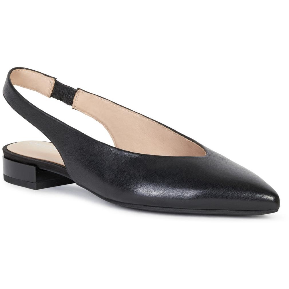 Geox Womens D Charyssa Black Flats D929Ba 000Tu C9999 | Vilbury London