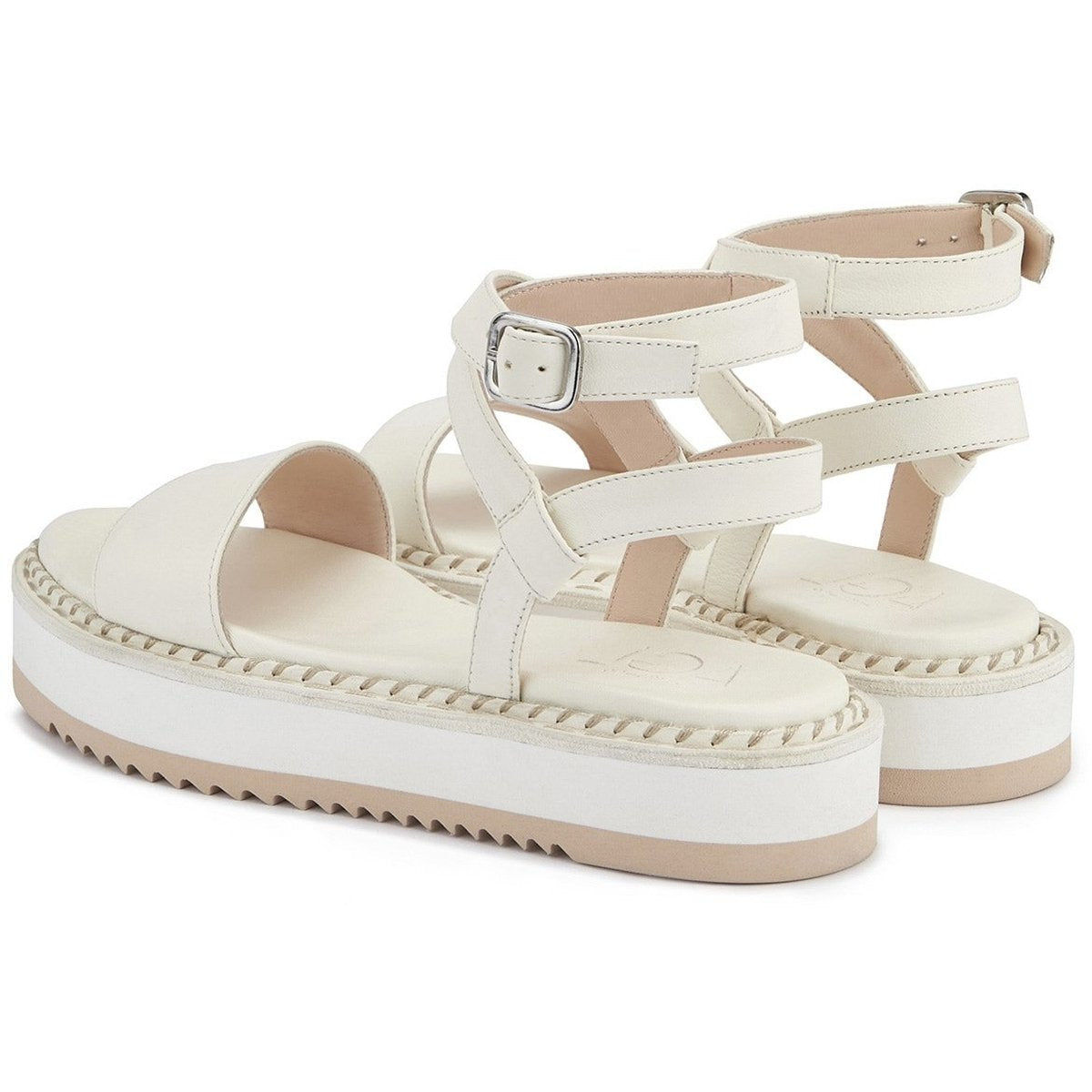 AGL Womens Myrte Offwhite Sandals D642034Pisofty0115 | Vilbury London