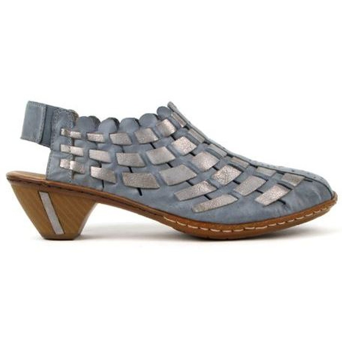 Rieker Womens Azur Grey Grey Sandals 46778-13 | Vilbury London
