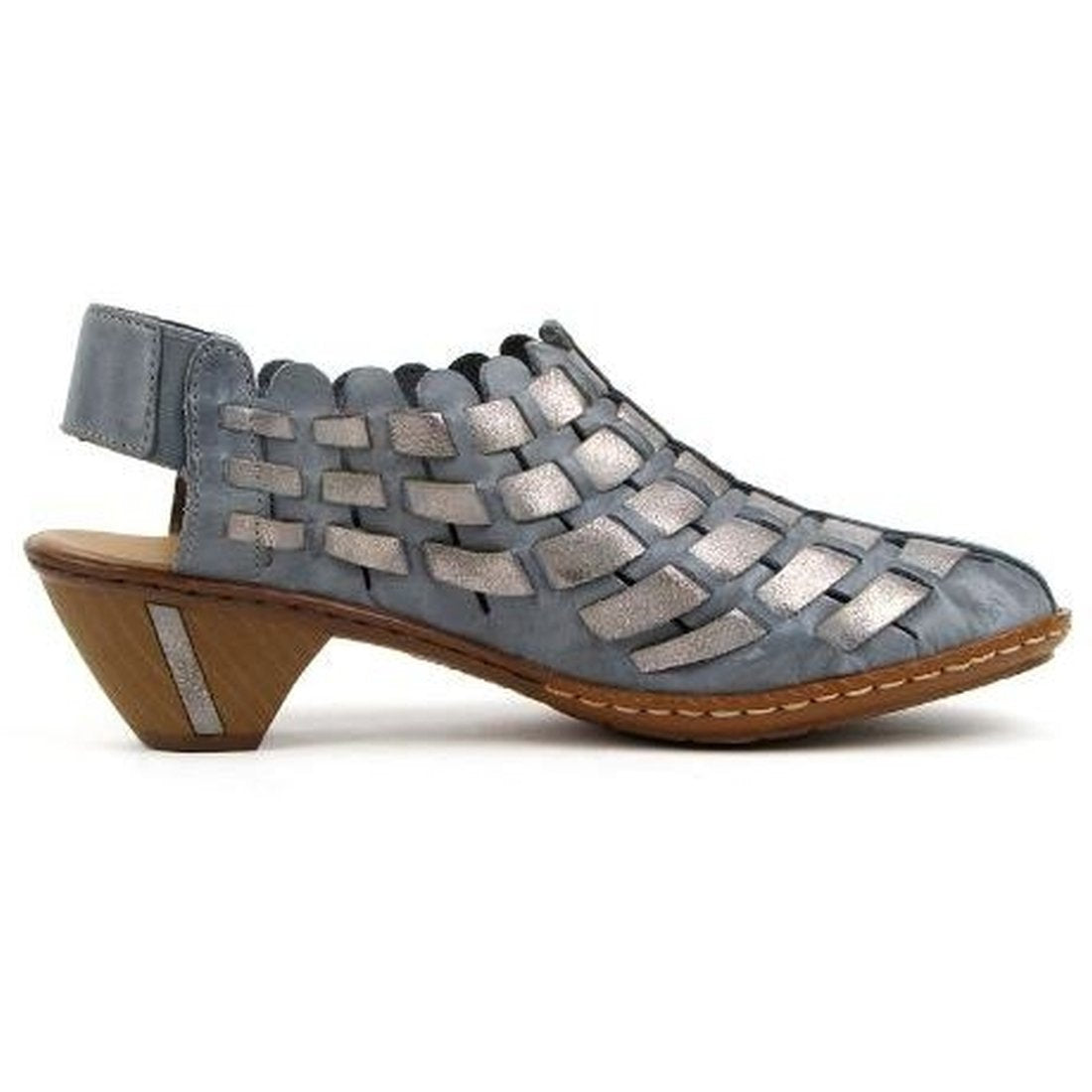 Rieker Womens Azur Grey Grey Sandals 46778-13 | Vilbury London