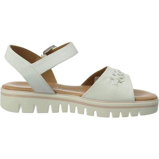 Salamander Womens Sofila Wedges White Sandals 32-32704-40 | Vilbury London
