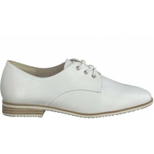 Tamaris Womens White Casual Low Heels Flats 23204 100  | Vilbury London