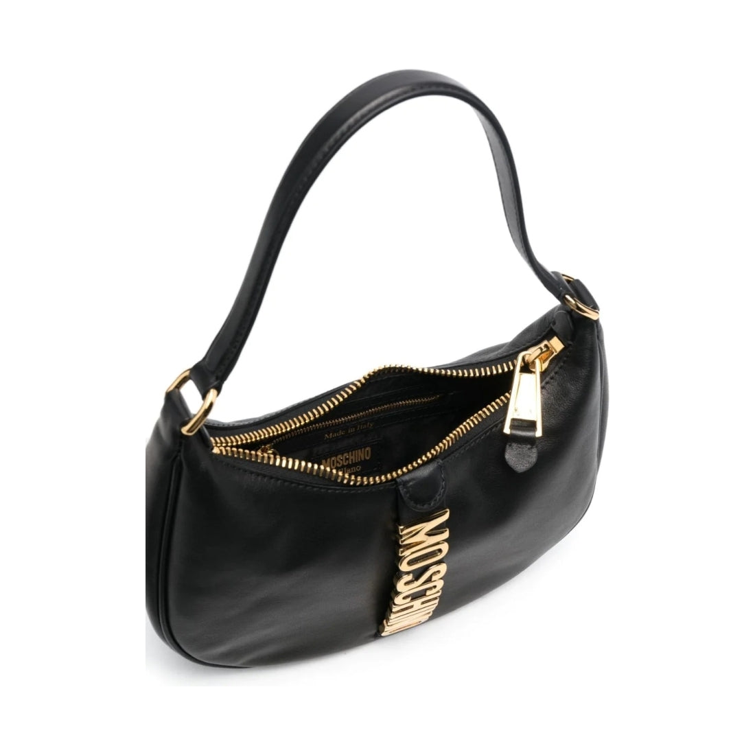 Moschino womens Black shoulder bag | Vilbury London