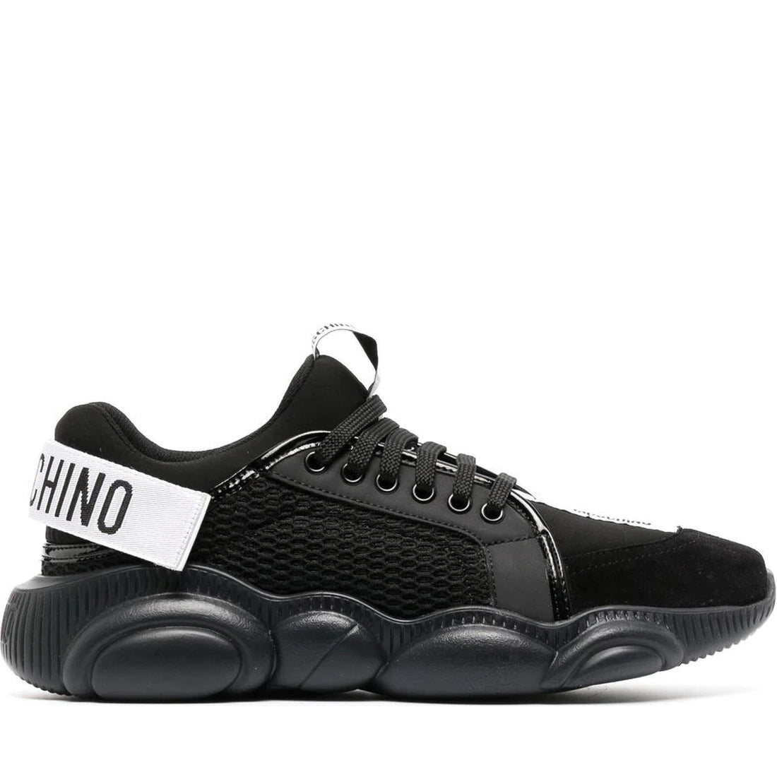 mix nero casual closed sneakers