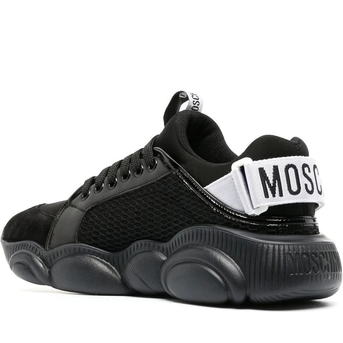 mix nero casual closed sneakers