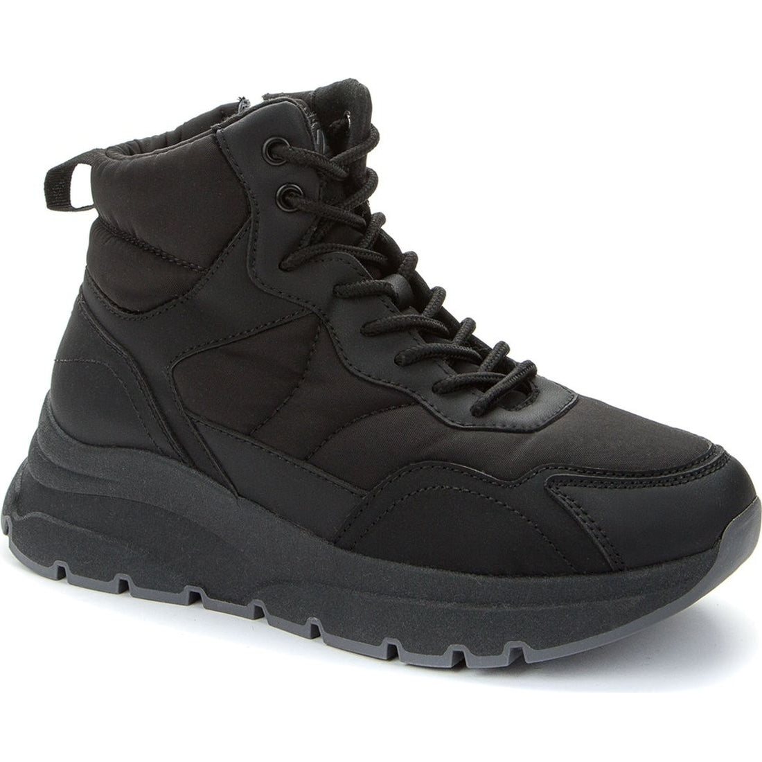 Crosby womens black warm boots | Vilbury London