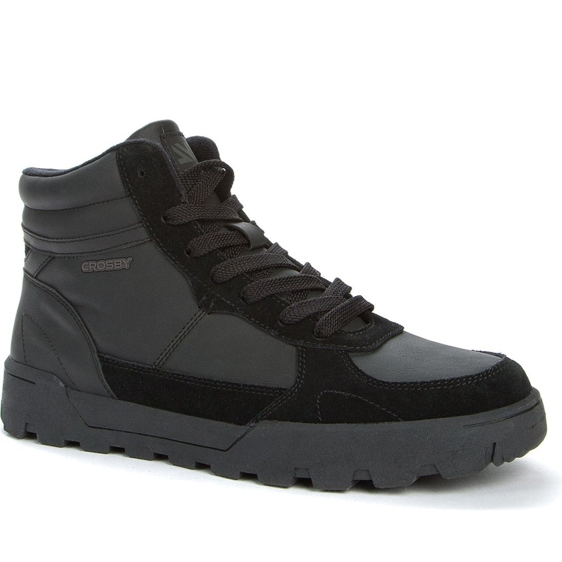 Crosby mens black warm boots | Vilbury London