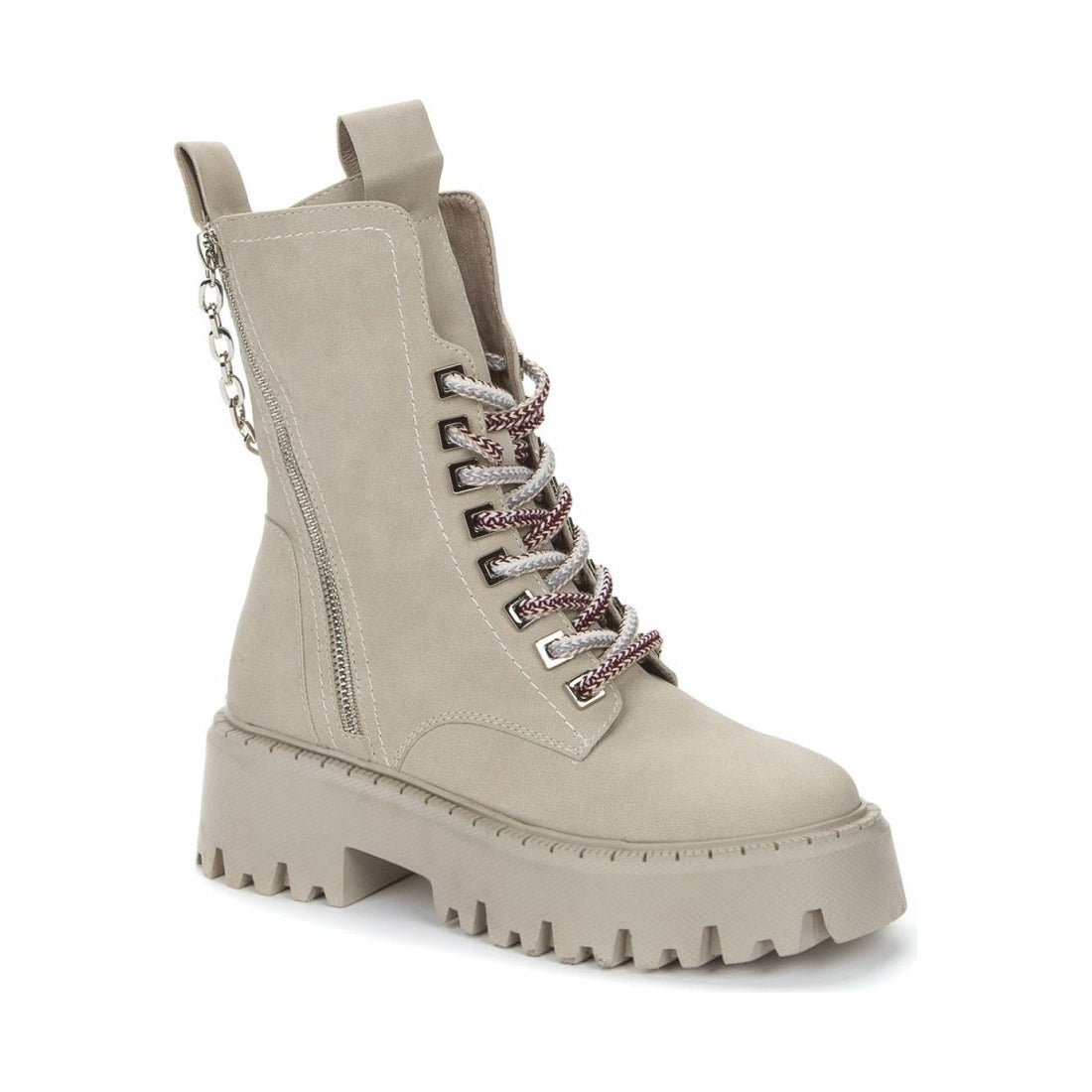 Keddo girls beige warm boots | Vilbury London