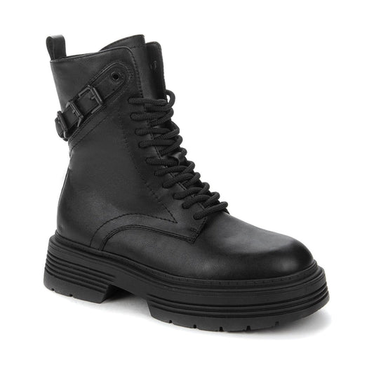 Keddo womens black warm boots | Vilbury London