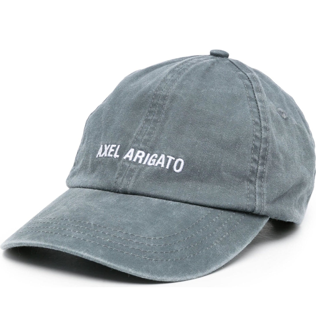 AXEL ARIGATO unisex adults washed grey aa logo cap | Vilbury London