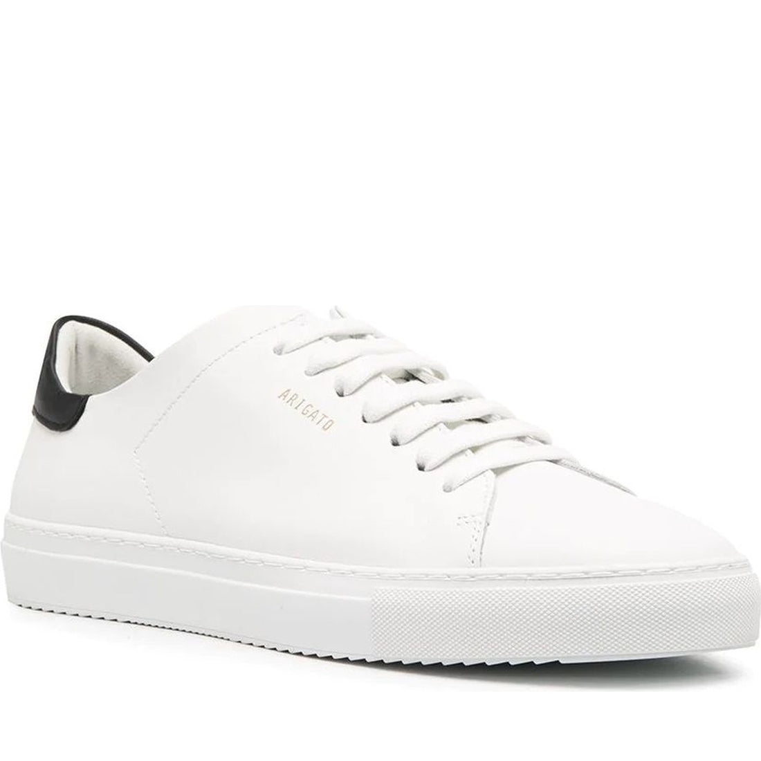 AXEL ARIGATO mens white, black clean 90 sneaker | Vilbury London