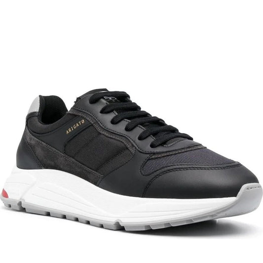 AXEL ARIGATO mens black, dark grey rush sneaker | Vilbury London